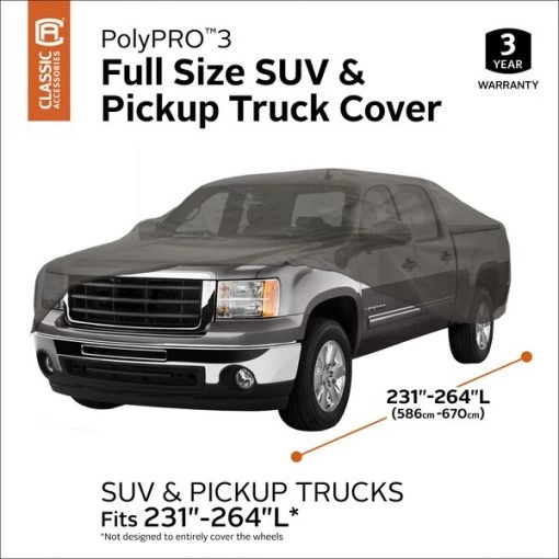 Over Drive PolyPRO3 SUV Car Cover 231 "