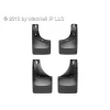 Weathertech No Drill Mud Flaps, Black, 110002-120002