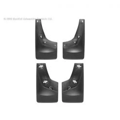 Weathertech No Drill Mud Flaps, Black, 110011-120011