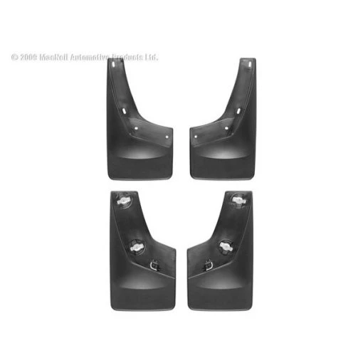 Weathertech No Drill Mud Flaps, Black, 110011-120011 1 No Drill Mud Flaps, Black, 110011-120011