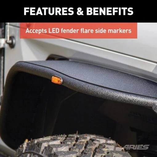 Jeep JL Front Fender Flares, 1500203