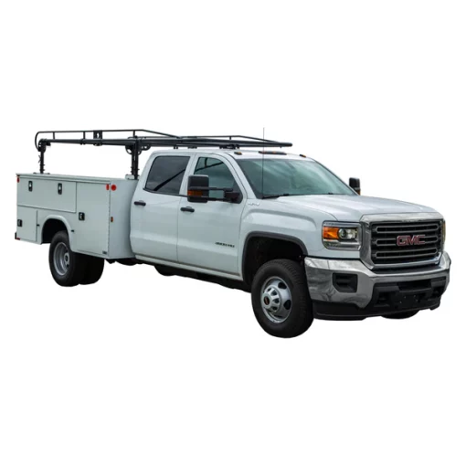 Service Body Ladder Rack, Black, 13.5ft