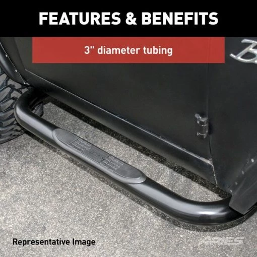 3" W Polished Stainless Steel Stainless Steel Side Bars