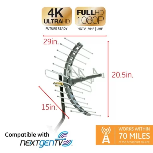 Pro Attic Mount/Outdoor TV Antenna