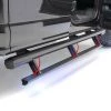 Aries Black Powder Coated Aluminum Powered Running Boards