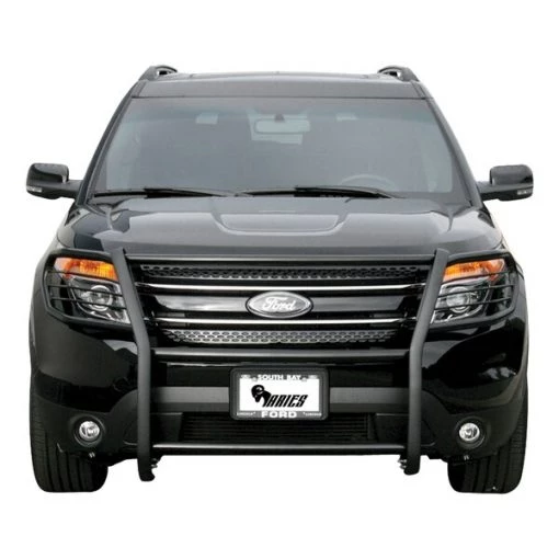 1-1/2" Black Powder Coated Steel Grille Guard