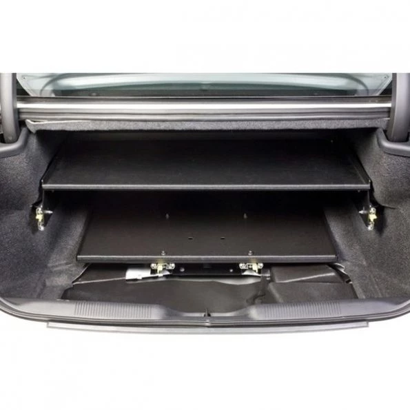 Trunk Shelf, Black, 35-5/8 in. L, Steel