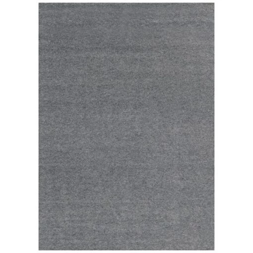 Rib Smoke Grey Indoor/Outdoor Rug 6FTx8FT