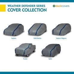 Weather Defender Silver Hatchback Cover