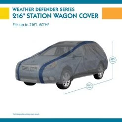 Grey Station Wagon Cover Weather Defende