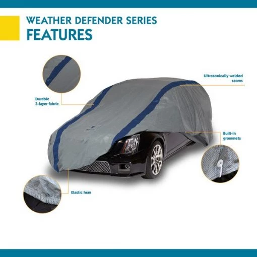 Grey Station Wagon Cover Weather Defende