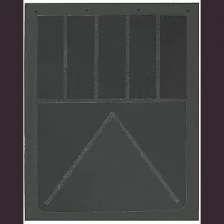 Buyers Products Mudflap, Anti-Spray Rubber, 24" x 24", PK2