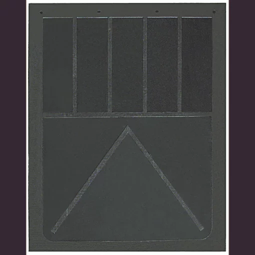 Mudflap, Anti-Spray Rubber, 24" x 24", PK2