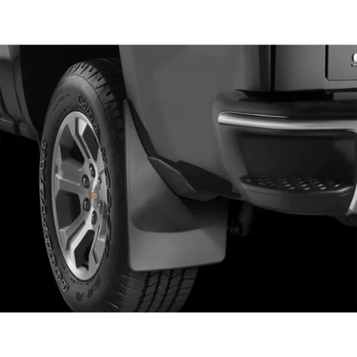 Weathertech No Drill Mud Flaps, Black, 110088-120094 1 No Drill Mud Flaps, Black, 110088-120094