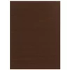 Foss Floors Rib Chocolate Indoor/Outdoor Rug 6FTx8FT