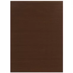 Rib Chocolate Indoor/Outdoor Rug 6FTx8FT