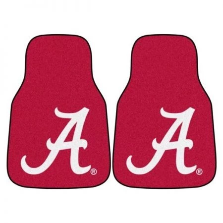 Fanmats Alabama 2-pc Carpet Car Mat, PK2