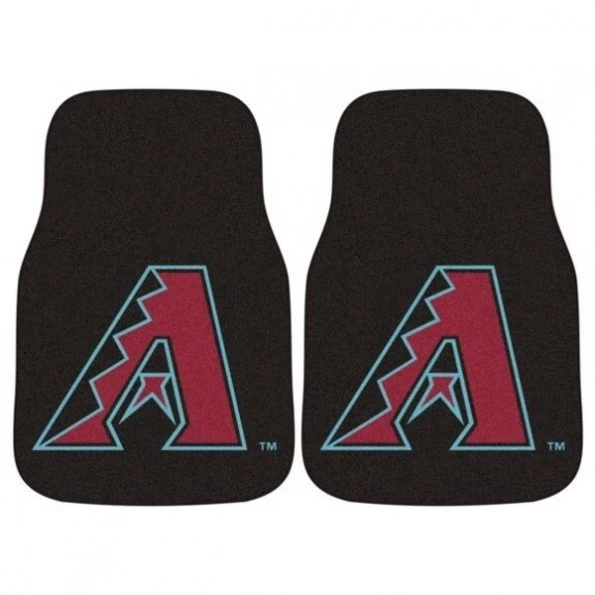 AZ Diamondbacks 2-pc Carpet Car Mat, PK2