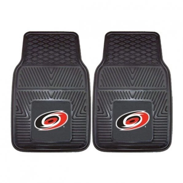 C Hurricanes 2-pc Vinyl Car Mats, PK2