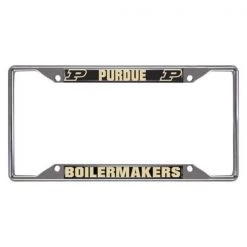 Fanmats Purdue License Plate Frame, 6.25"x12.25"
