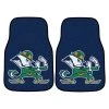 Fanmats Notre Dame, 2 pcs., Carpet Car Mat, PK2