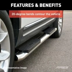 Oval Side Bars, Nerf Bar, SS, 4", S225044-2