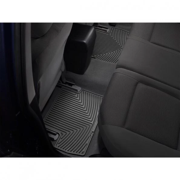 Weathertech Rear Rubber Mats/Black, W288 1 Rear Rubber Mats/Black, W288