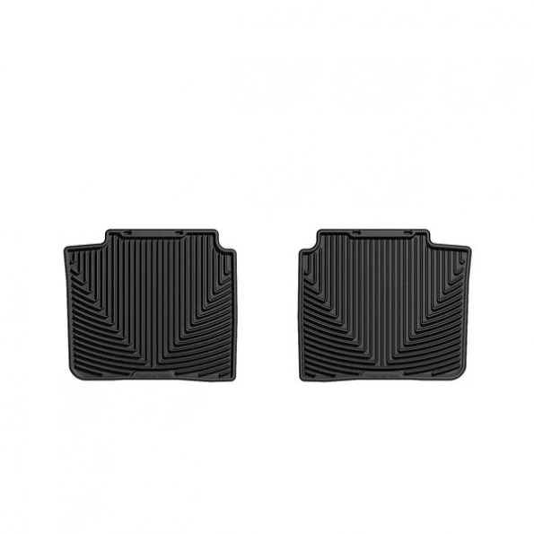 Weathertech Rear Rubber Mats/Black, W256 1 Rear Rubber Mats/Black, W256