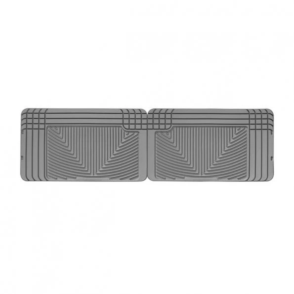 Weathertech Rear Rubber Mats/Grey, W25GR 1 Rear Rubber Mats/Grey, W25GR