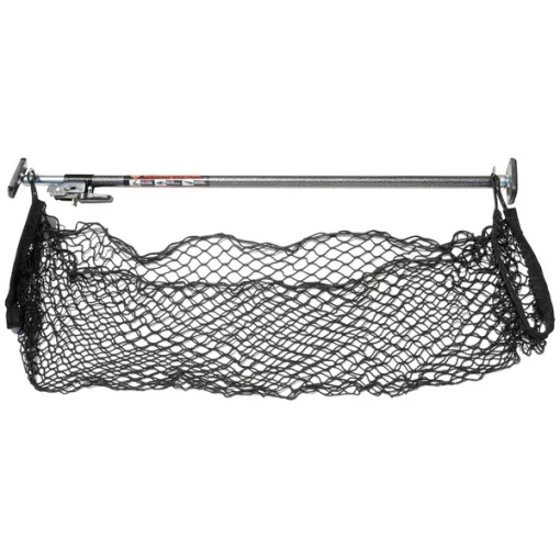 Cargo Bar, Ratcheting, 40" – 70" with Storage Net, Chipboard.