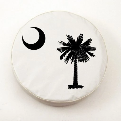 Holland Bar Stool Co. 31-1/4" x 12" South Carolina State Flag Tire Cover 1 31-1/4" x 12" South Carolina State Flag Tire Cover