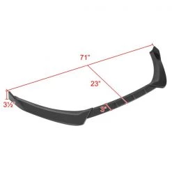 Ford Fusion Front Bumer Lip – Matte Black 17-18