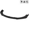 Spec-D Tuning All All All Universal Front Bumper Lip - Matte Black