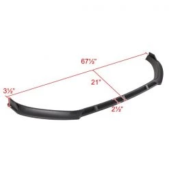 Volkswagen Golf Front Bumper Lip – Matte Black 2014-2017