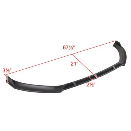 Volkswagen Golf Front Bumper Lip – Matte Black 2014-2017