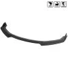 Spec-D Tuning Honda Civic Front Bumper Lip - Matte Black 2016-2018