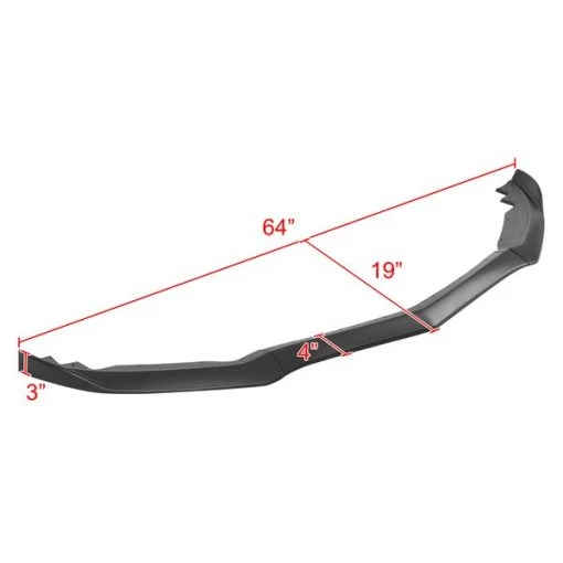 Cadillac Ats Front Bumer Lip – Matte Black 15-18