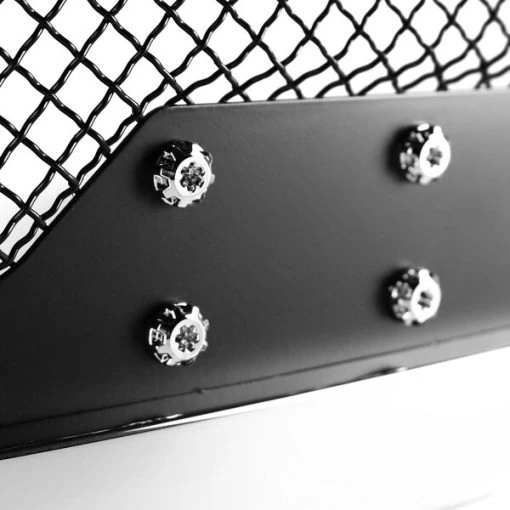 15-17 Ford F150 Front Mesh Grille w/ Rivet Mesh Chrm Rivet, HG-F15015SS