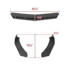 Spec-D Tuning All All All Universal Frontbumper Lip - Matte Black 6 All All All Universal Frontbumper Lip – Matte Black