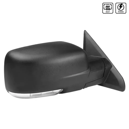 Dodge Ram Right Towing Mirror Power Heated- Black 09-12