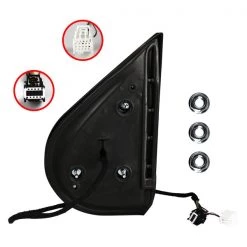 Chevy Silverado Right Towing Mirror Power Heated- Black 07-13