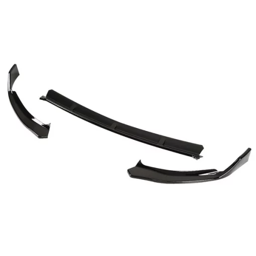 Mercedes Benz W205 Front Bumper Lip – Glossy Black 2019-2020