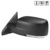 Spec-D Tuning Dodge Ram Left Towing Mirror Power Heated- Black 13-19