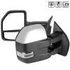 Spec-D Tuning Ford F150 Chrome Texture Clear Signal Power Heated Mirrors 15-17
