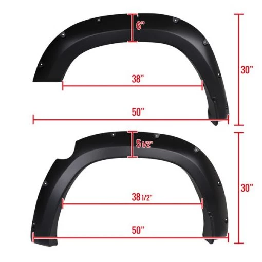 Dodge Ram Pocket Style Fender Flares 19-20