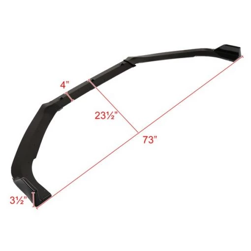 Honda Accord Glossy Black Front Bumper Lip 18-Up