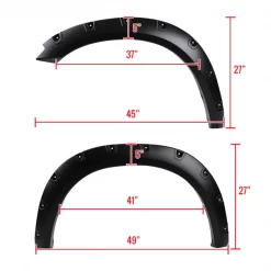 Dodge Ram Fender Flares Matte 09-18