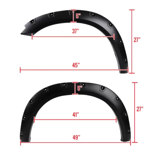 Dodge Ram Fender Flares Matte 09-18