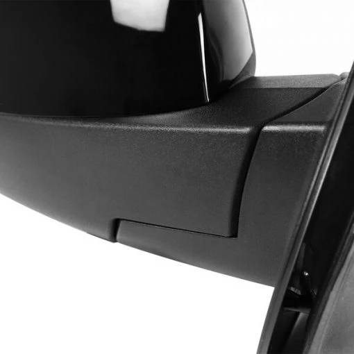 Chevy Silverado Right Towing Mirror Power Heated- Glossy Black 07-13