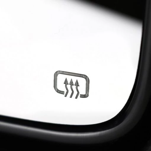 Dodge Ram Left Towing Mirror Power Heated- Chrome 09-12